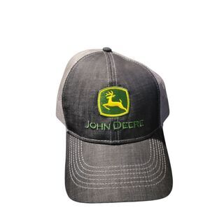 John Deere Charcoal and Green Men's Hat